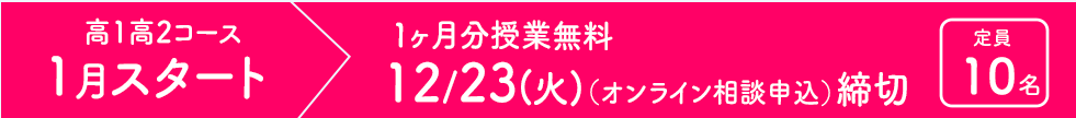今年度総合型選抜出願対策締切